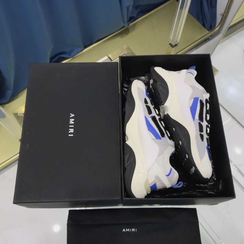 Amiri Bone Runner White & Blue