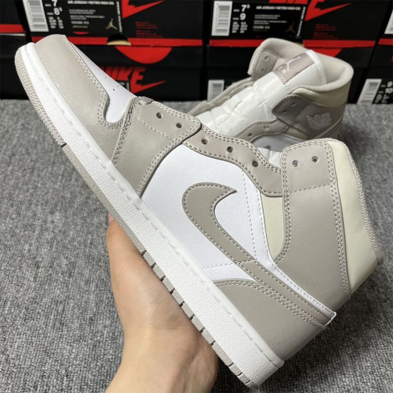 Air Jordan 1 Mid Grey Sneaker
