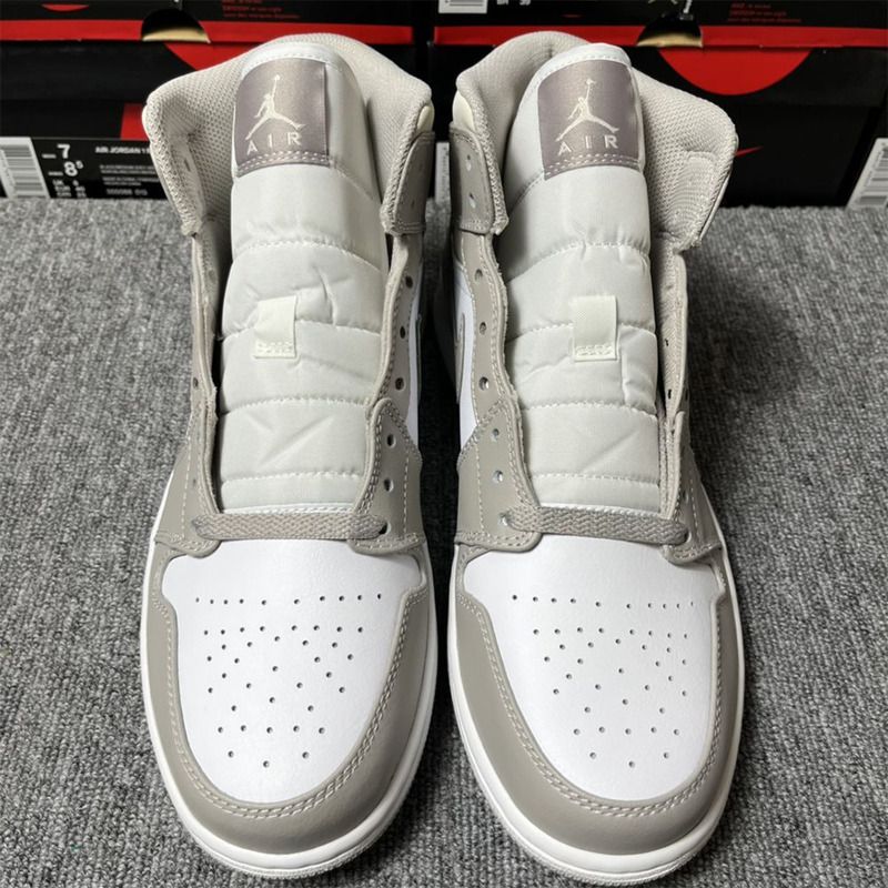 Air Jordan 1 Mid Grey Sneaker