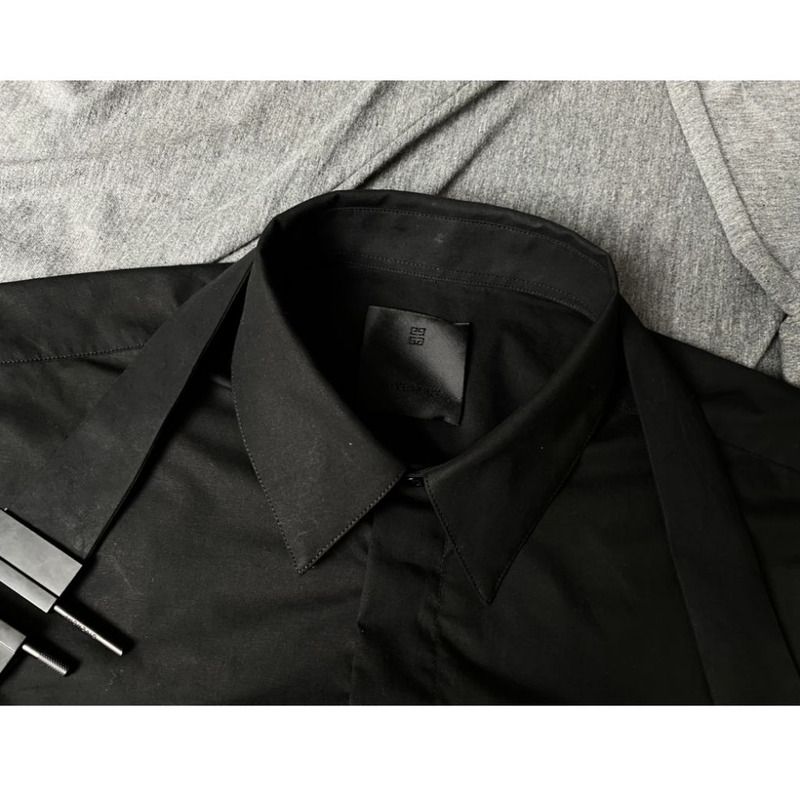 Givenchy Shirt In Poplin With Padlock Harness
