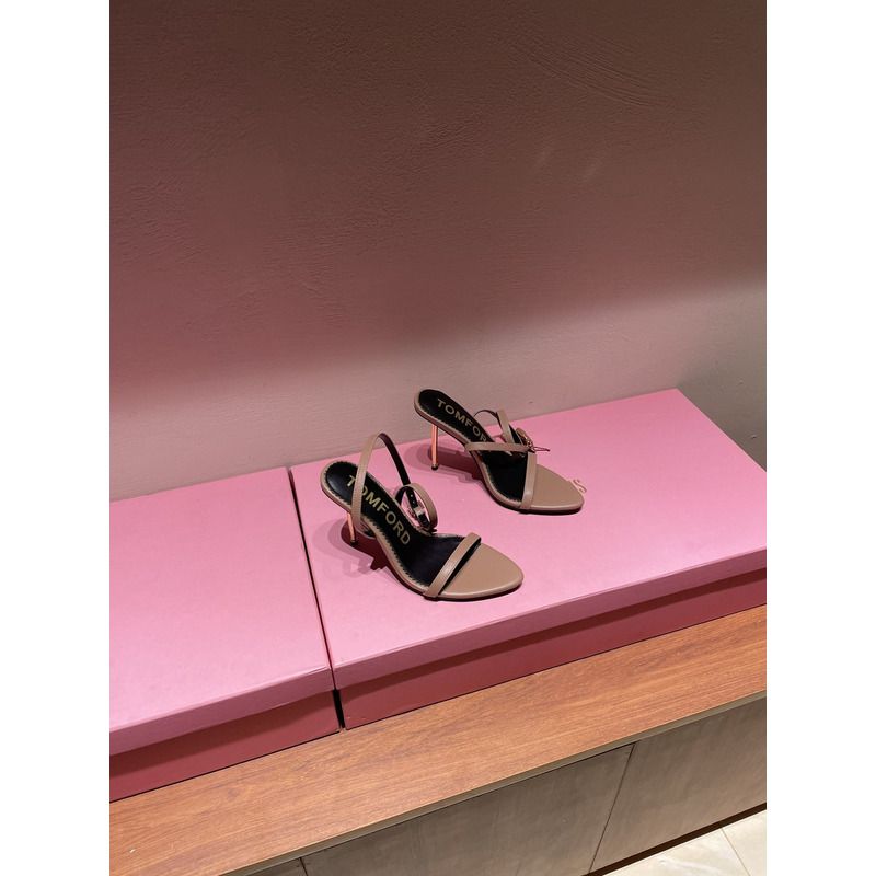 Tom Ford Flesh PADLOCK SANDALS