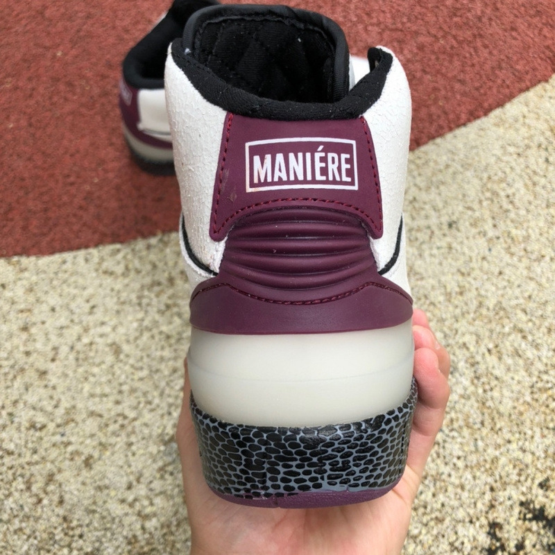 A Ma Maniere x Air Jordan 2 Retro Sneaker Grey/Burgundy