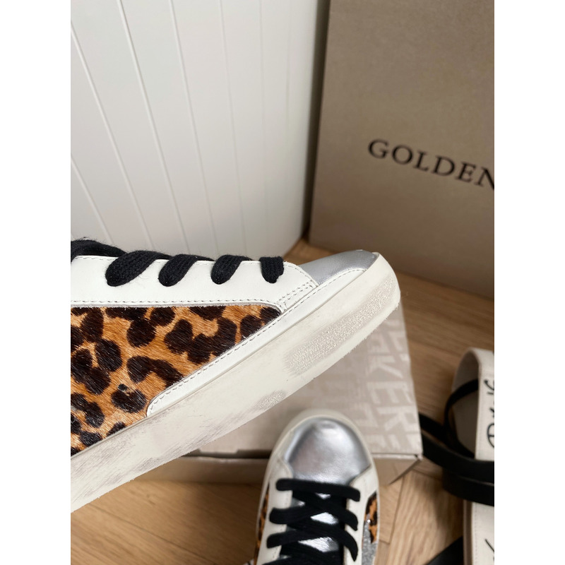 golden goose S*perstar sneaker  black laces pink tongue