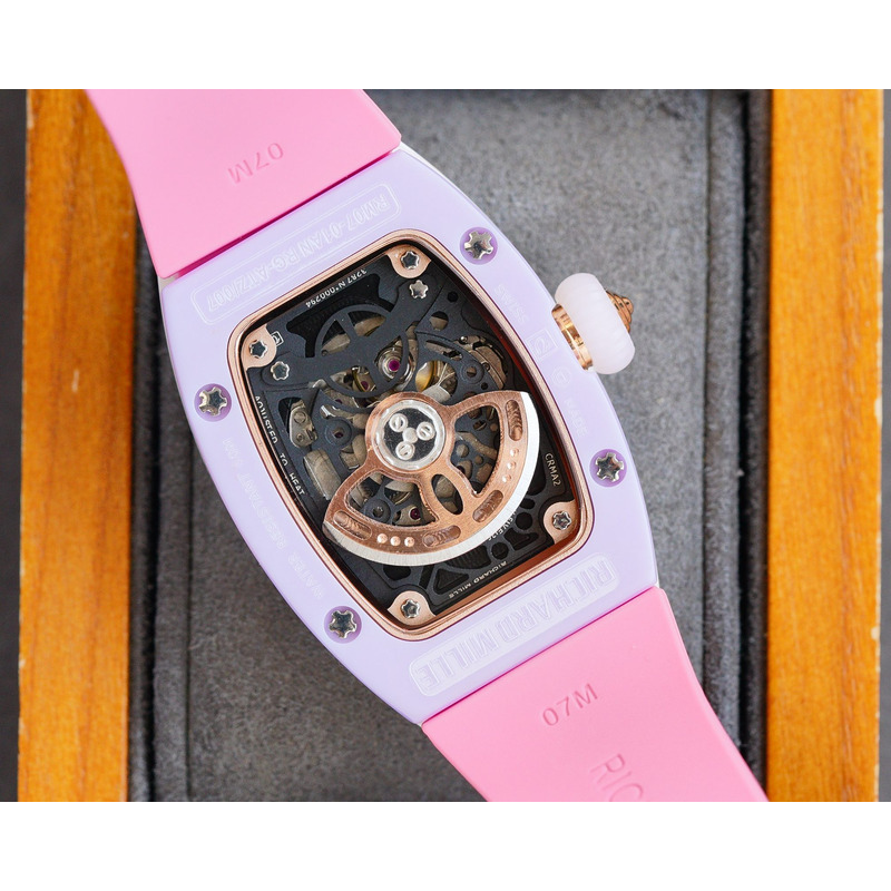 Richard Mille – Pink Strap White Case