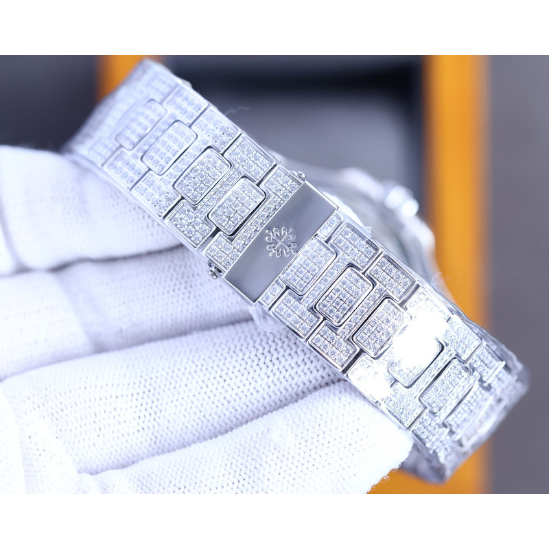 patek philippe nautilus 5711 white/blue emerald Di*m*nd