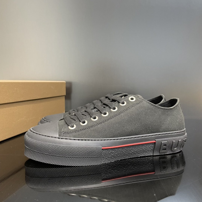 B**rry canvas logo sneakers black