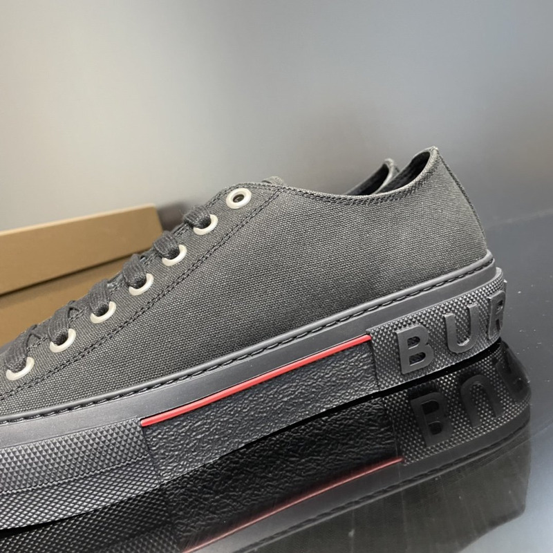 B**rry canvas logo sneakers black