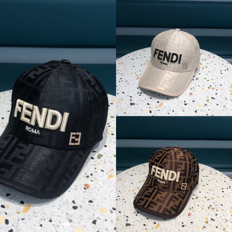 F**di hat korean embroidery letter wild baseball cap street fashion