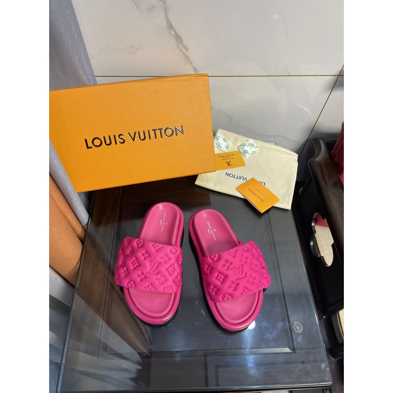 l**is V*t*n pool pillow comfort mules fuchsia