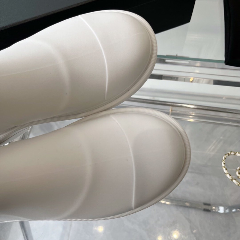 Ch*el wellington boots white