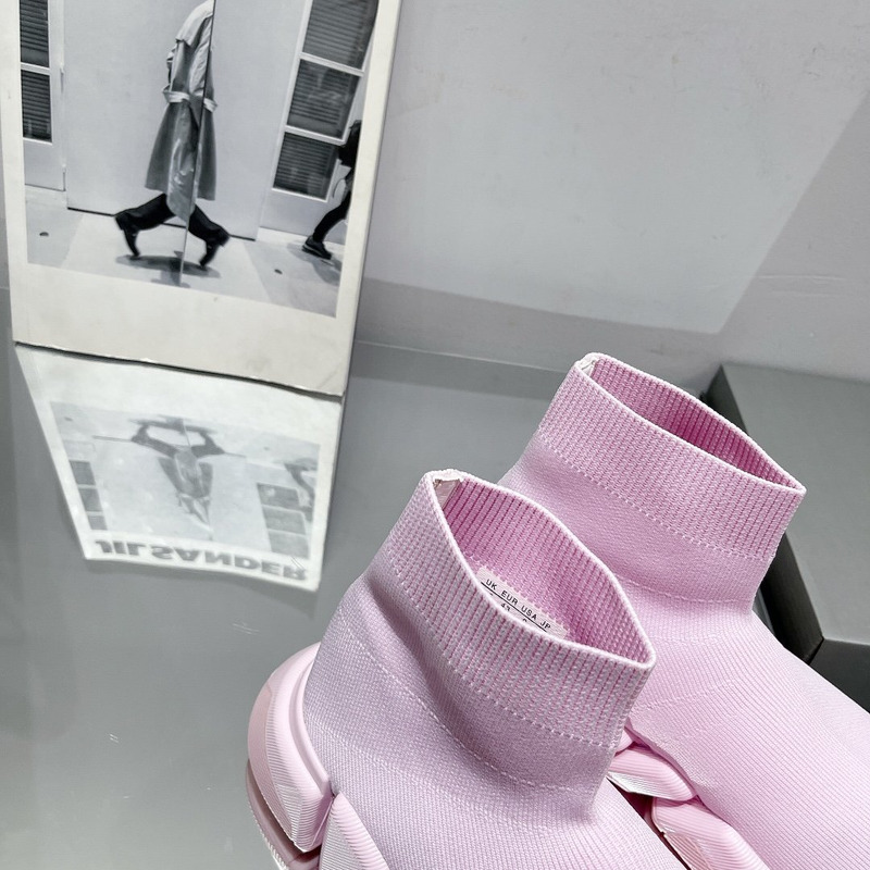 Ba*len*cia*ga speed 2.0 recycled knit sneakers pink