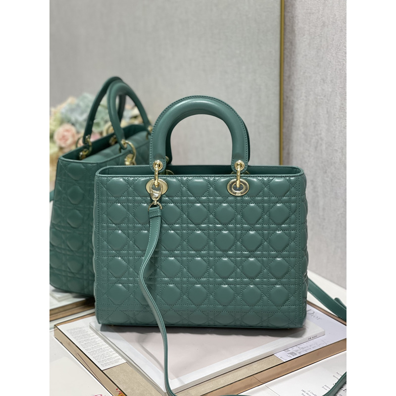 lady D*or my abcD*or handbag green 32×12×24cm
