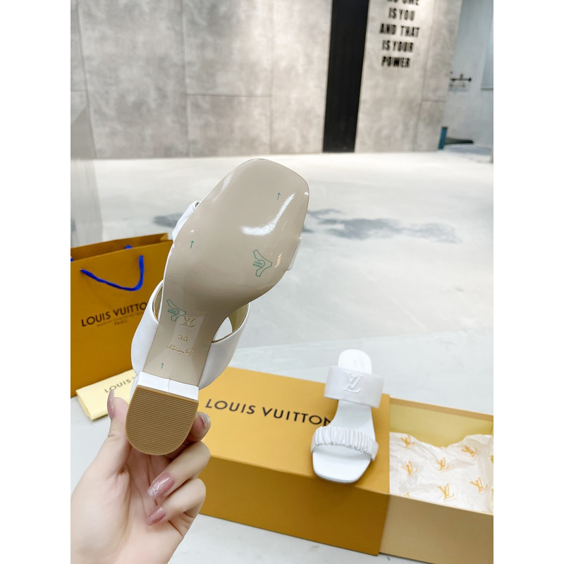 l**is V*t*n open toe mules white