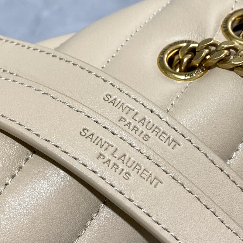 Saint Laurent Mini Toy LouLou Shoulder Bag in Yellow