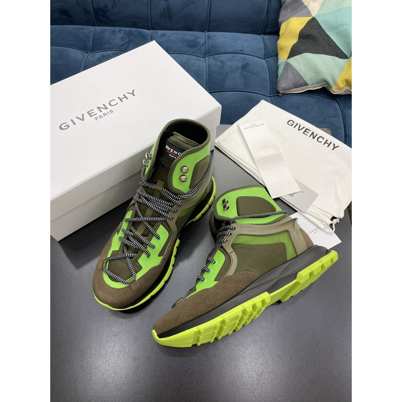 Givenchy Givenchy Spectre High-top Jogging Sneakers Green