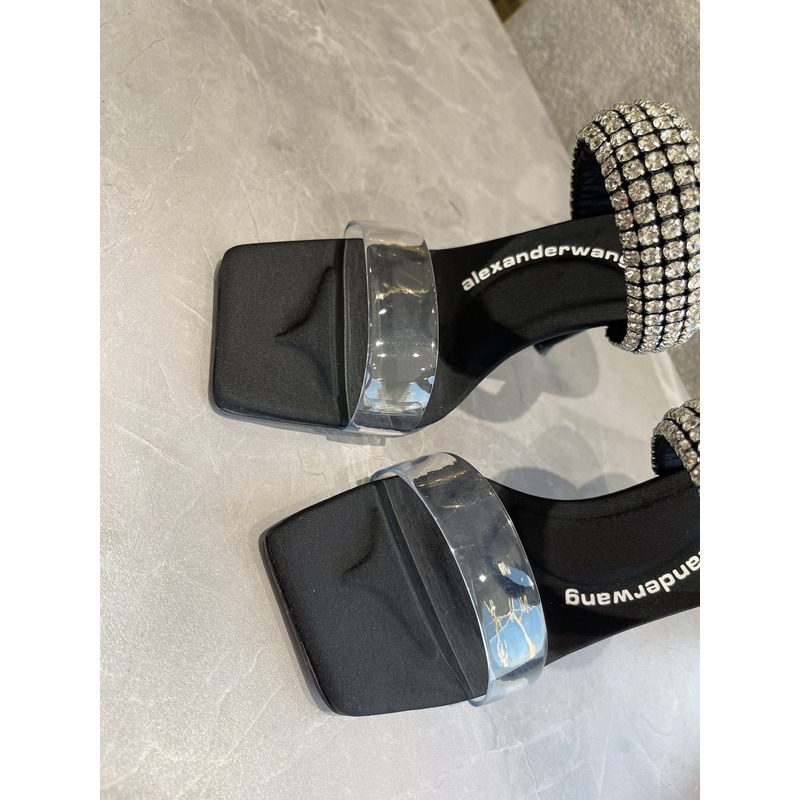 Alexander Wang Rhinestone-embellished Sandals 9cm