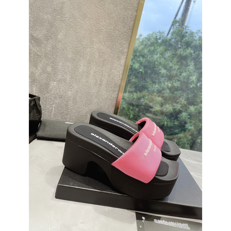 Alexander Wang Nylon Platform Sandals Pink