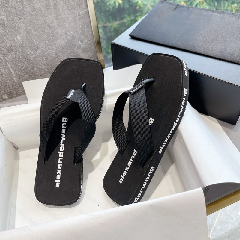 Alexander Wang Logo-print Flip-flops