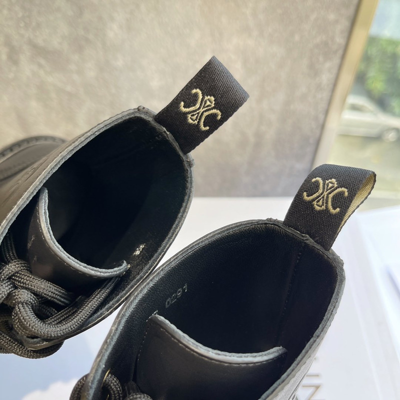 Ce**e bulky lace-up boots black
