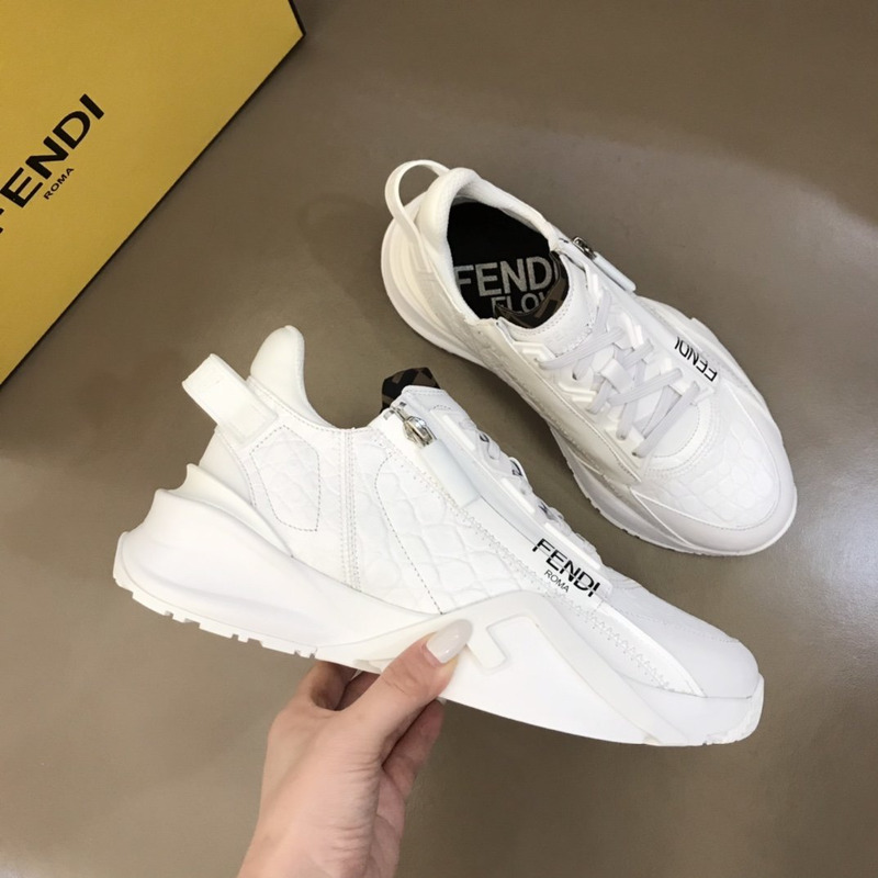 F**di flow low-tops white