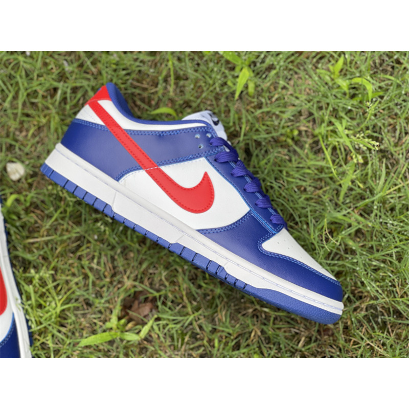 Nike Dunk Low Sneakers Blue Red White