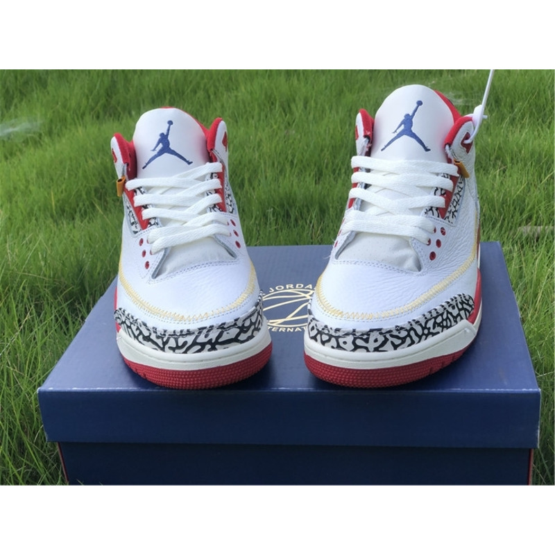 Jordan 3 Retro Cardinal Red White 2022