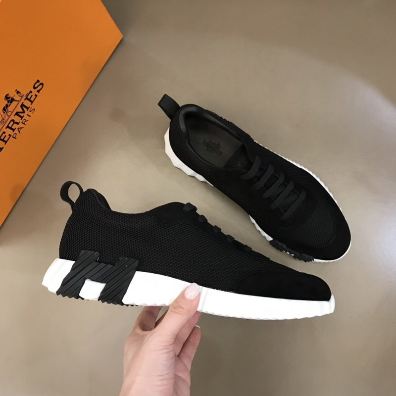 H**mes bouncing sneakers noir