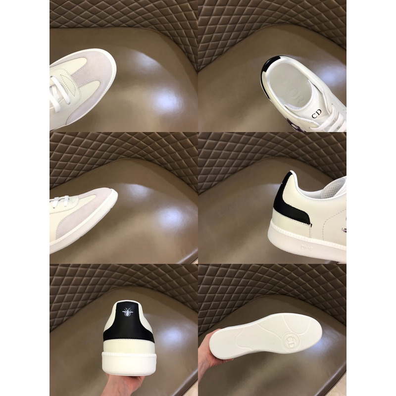 D*or b27 printed low-top sneakers light grey