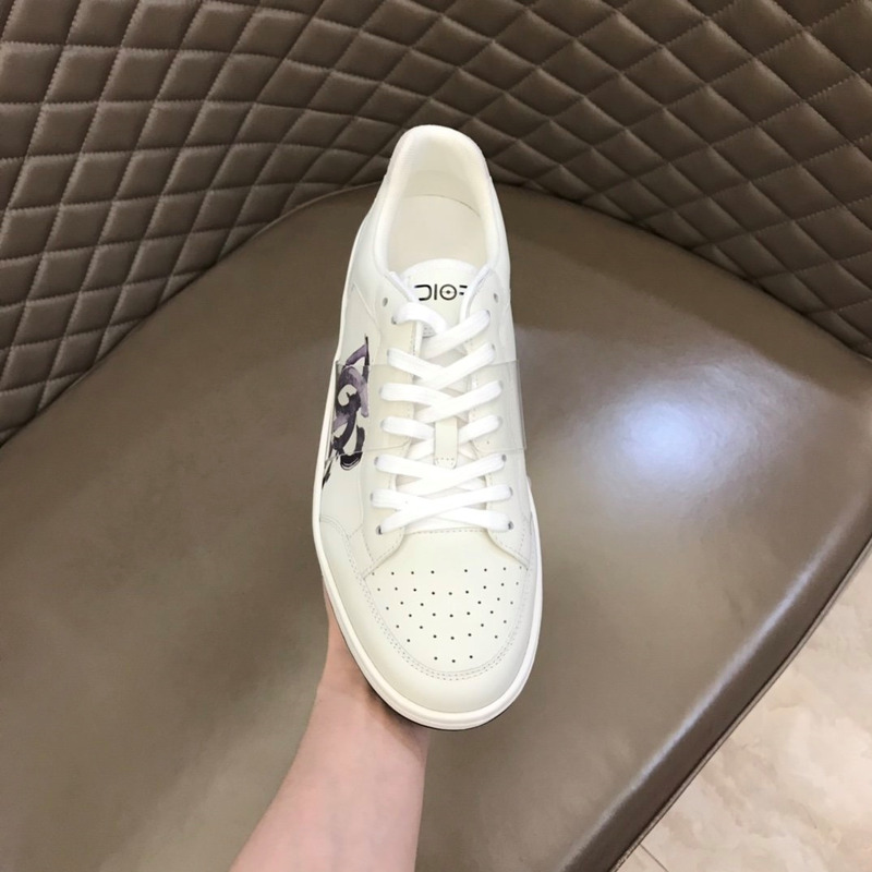 D*or b27 printed low-top sneakers white