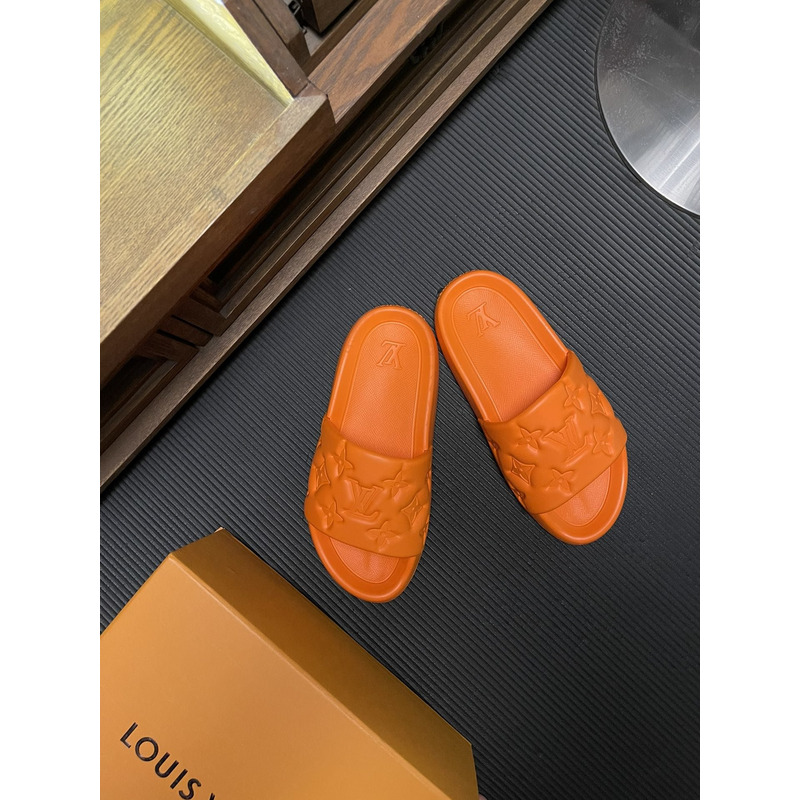 l**is V*t*n’s puffy waterfront mule orange