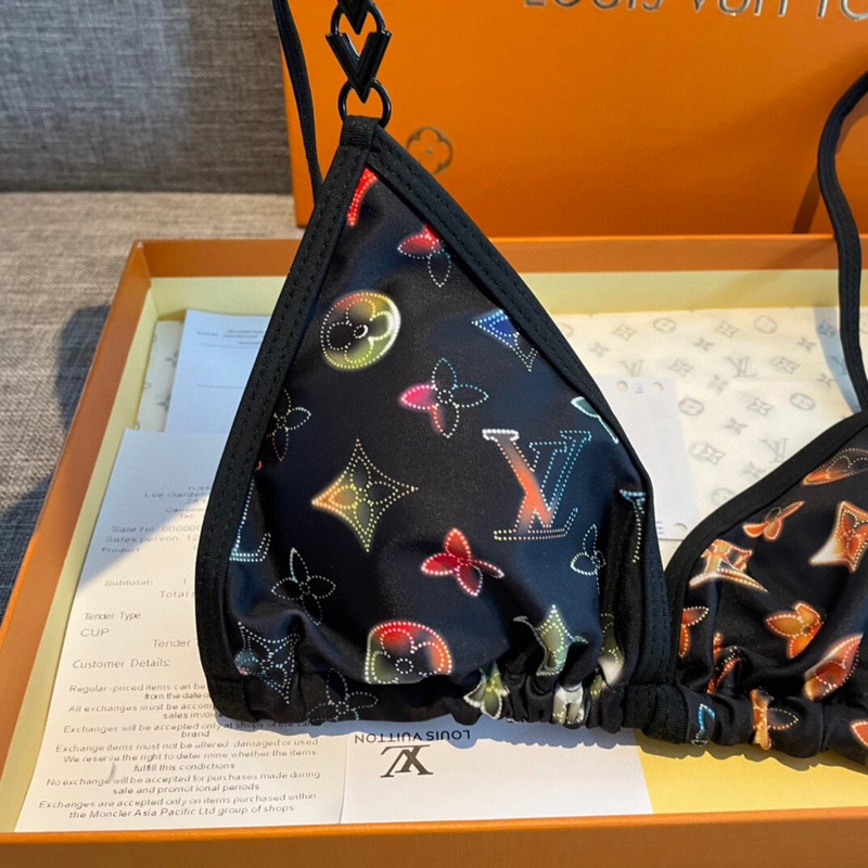 LV Monogram Bikini Black