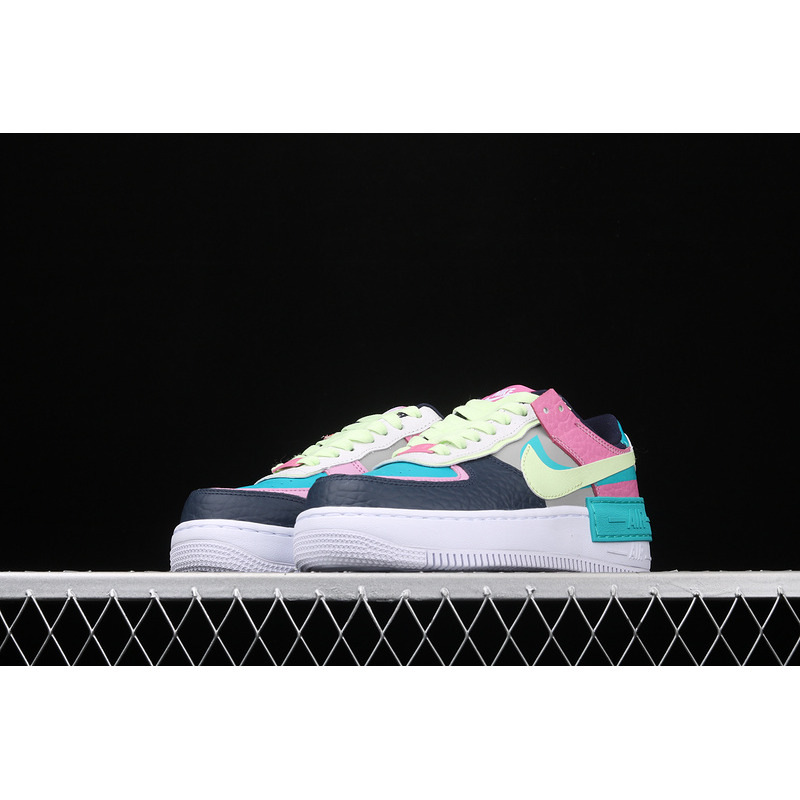 Nike Air Force 1 Low Shadow Barely Volt Oracle Aqua (W)