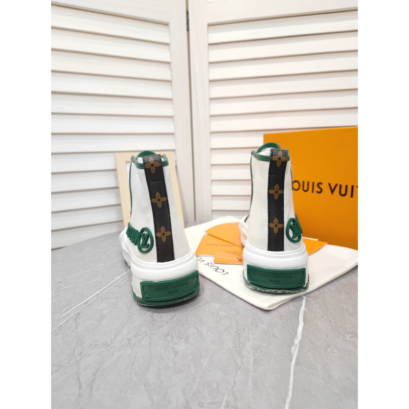 LV Squad High-Top Sneaker Green 1AADAR