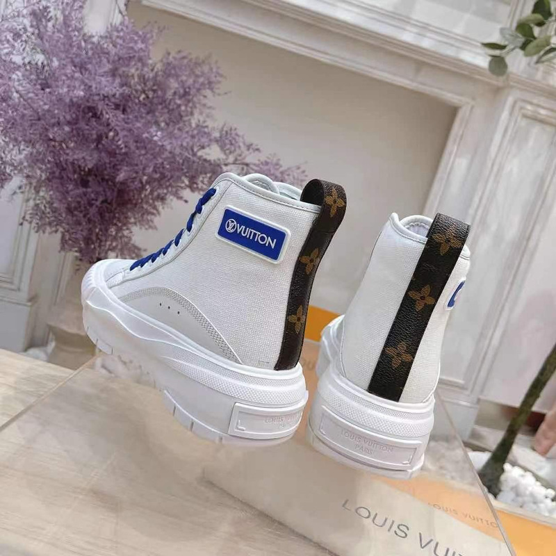 LV Squad High-Top Sneaker Blue 1A940K