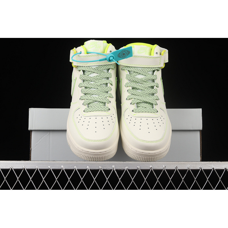 Nike Air Force 1 Double Air White Volt
