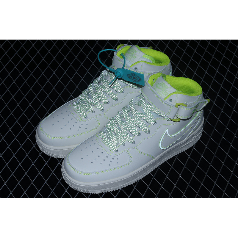Nike Air Force 1 Double Air White Volt