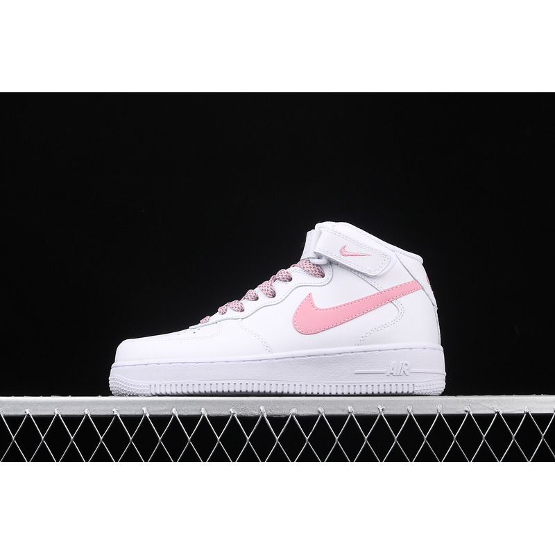 Nike Nike Air Force 1''07 Mid Pink Silver Reflective Light in White