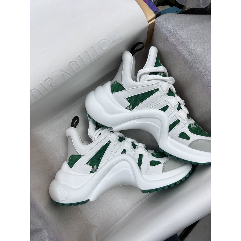 LV Archlight Sneaker in White&Green