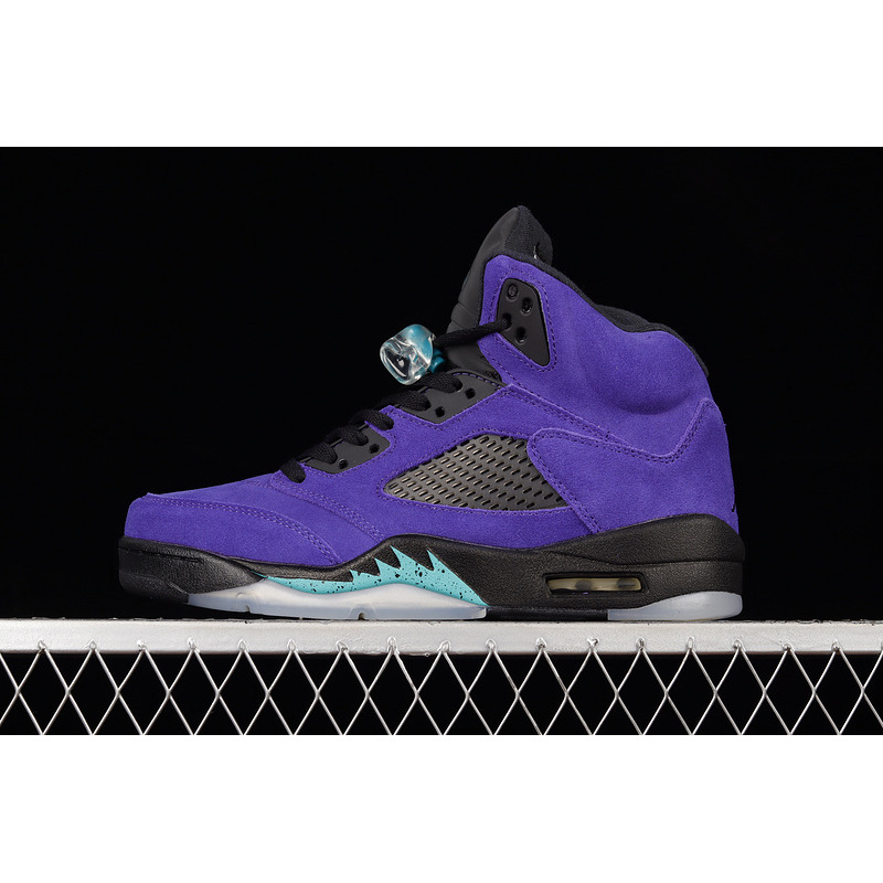 Jordan SNEAKERS AIR JORDAN 5 RETRO 136027-500 purple and black