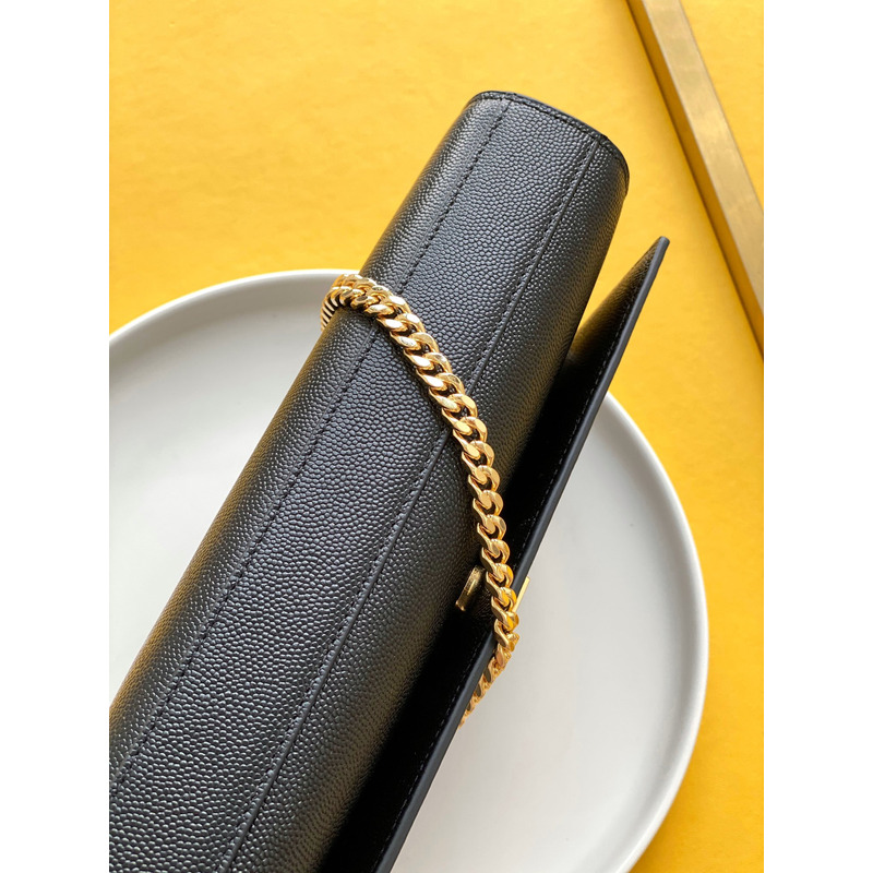 Saint Laurent Kate leather shoulder bag gold
