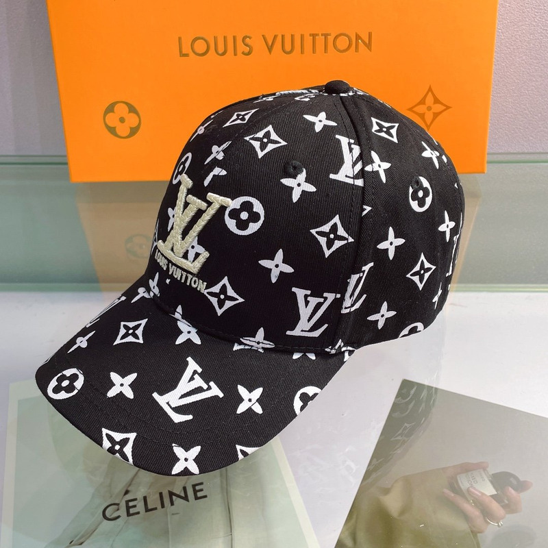 l**is V*t*n embroidered logo hat black
