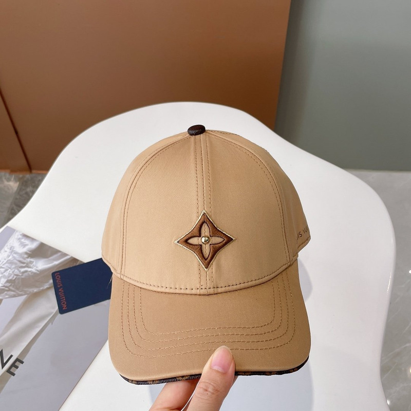 l**is V*t*n embroidered logo hat khaki