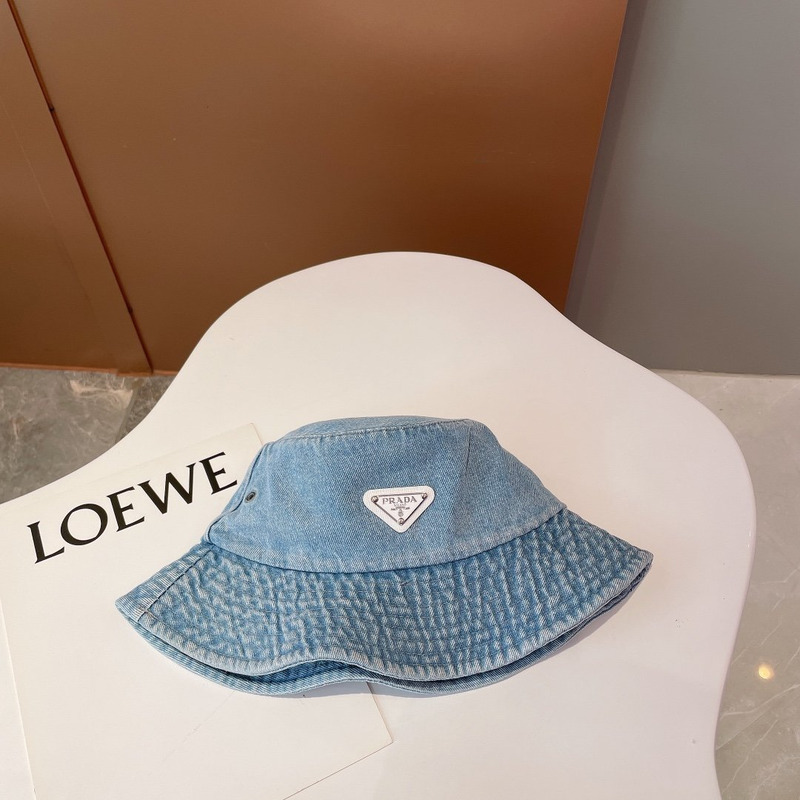 Pra*a denim bucket hat blue