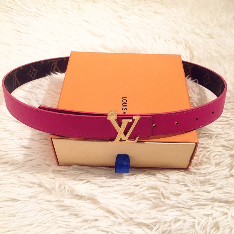 l**is V*t*n icnoic 30mm belt pink