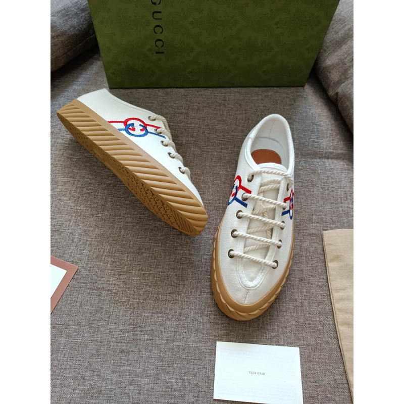 G*u*i interlocking g sneaker white