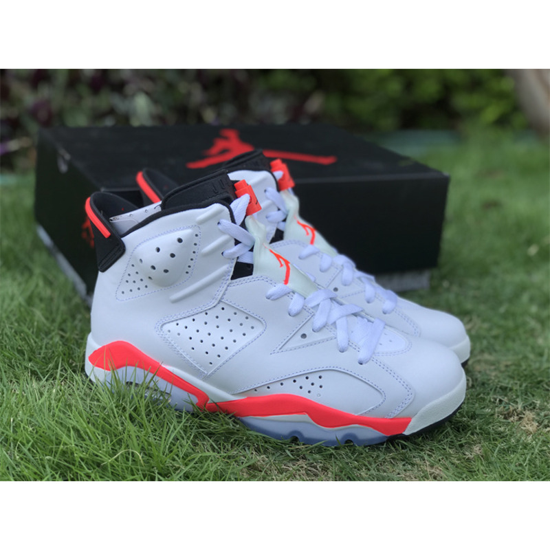 Air Jordan 6 Retro Sneakers White Infrared