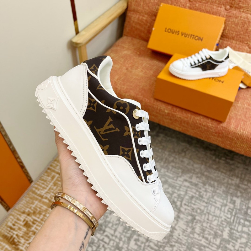 l**is V*t*n time out sneakers monogram white