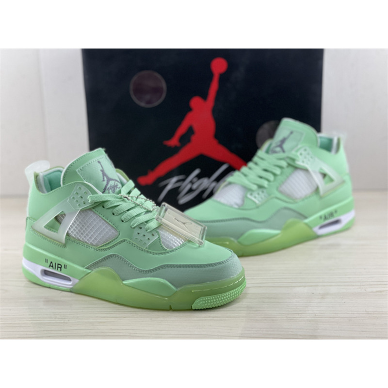 Jordan 4 Retro Sail Sneakers Green