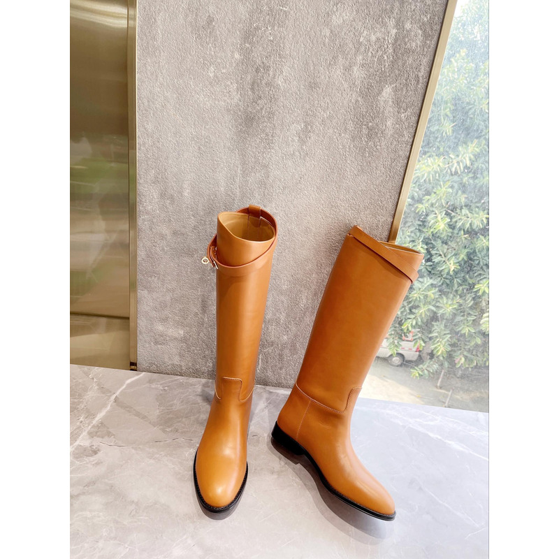 H**mes faustine boots naturel