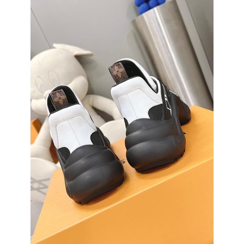 l**is V*t*n lv archlight trainers silver black